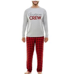 Jaclyn Intimates Christmas Crew mens pajama set size Extra Large XL NWT